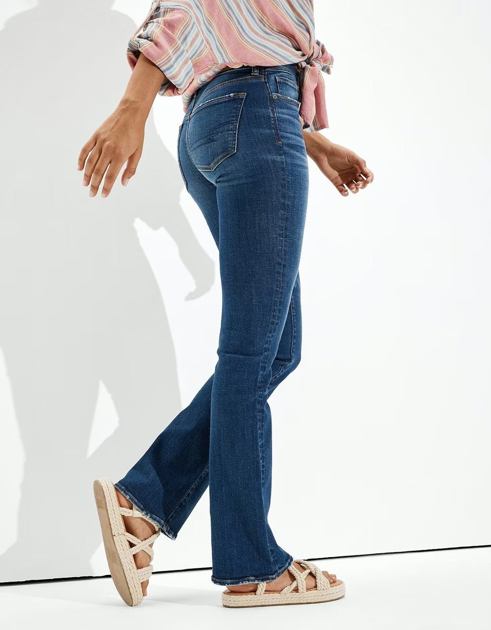 Affair Of The Flare Stretch Jeans - Medium Blue Wash Ins Street