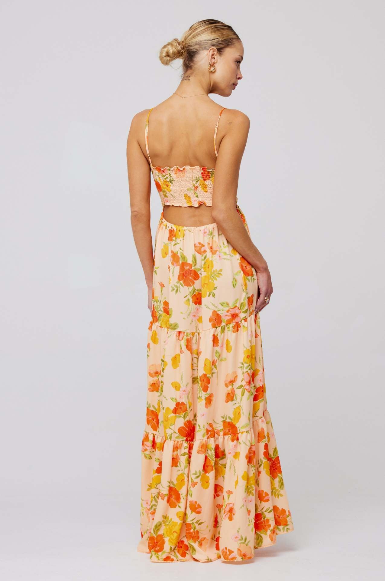 True Story Tiered Boho Maxi Dress DRES-001