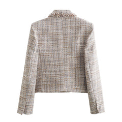 Leighton Tweed Crop Jacket Ins Street