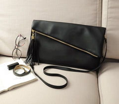 Stella Crossbody Envelope Zip Clutch - Black Ins Street