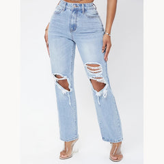 So Over You Boyfriend Jeans - Light Blue Wash Ins Street