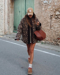 Unstoppable Button Down Leopard Shacket - FINAL SALE THML-001