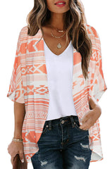 Drop Everything Printed Chiffon Tie Top Ins Street