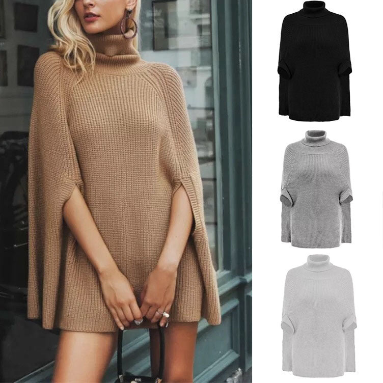 Joyous Occasion Colorblock Turtleneck Sweater - FINAL SALE Ins Street