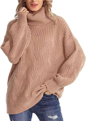 Chaya Ribbed Turtleneck Sweater - Toasted Almond - FINAL SALE Ins Street