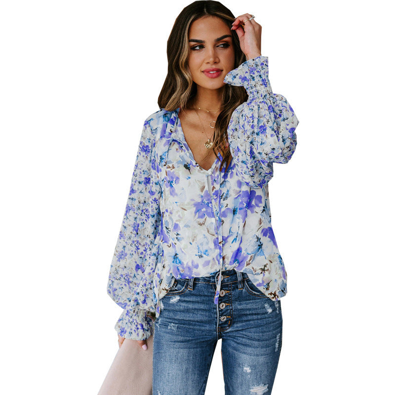 Ponce Floral Pleated Blouse - FINAL SALE Ins Street