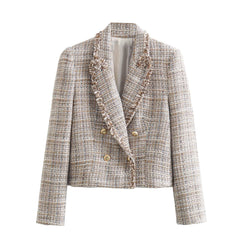 Leighton Tweed Crop Jacket Ins Street