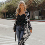 Versailles Printed Wrap Duster - FINAL SALE ON T-001