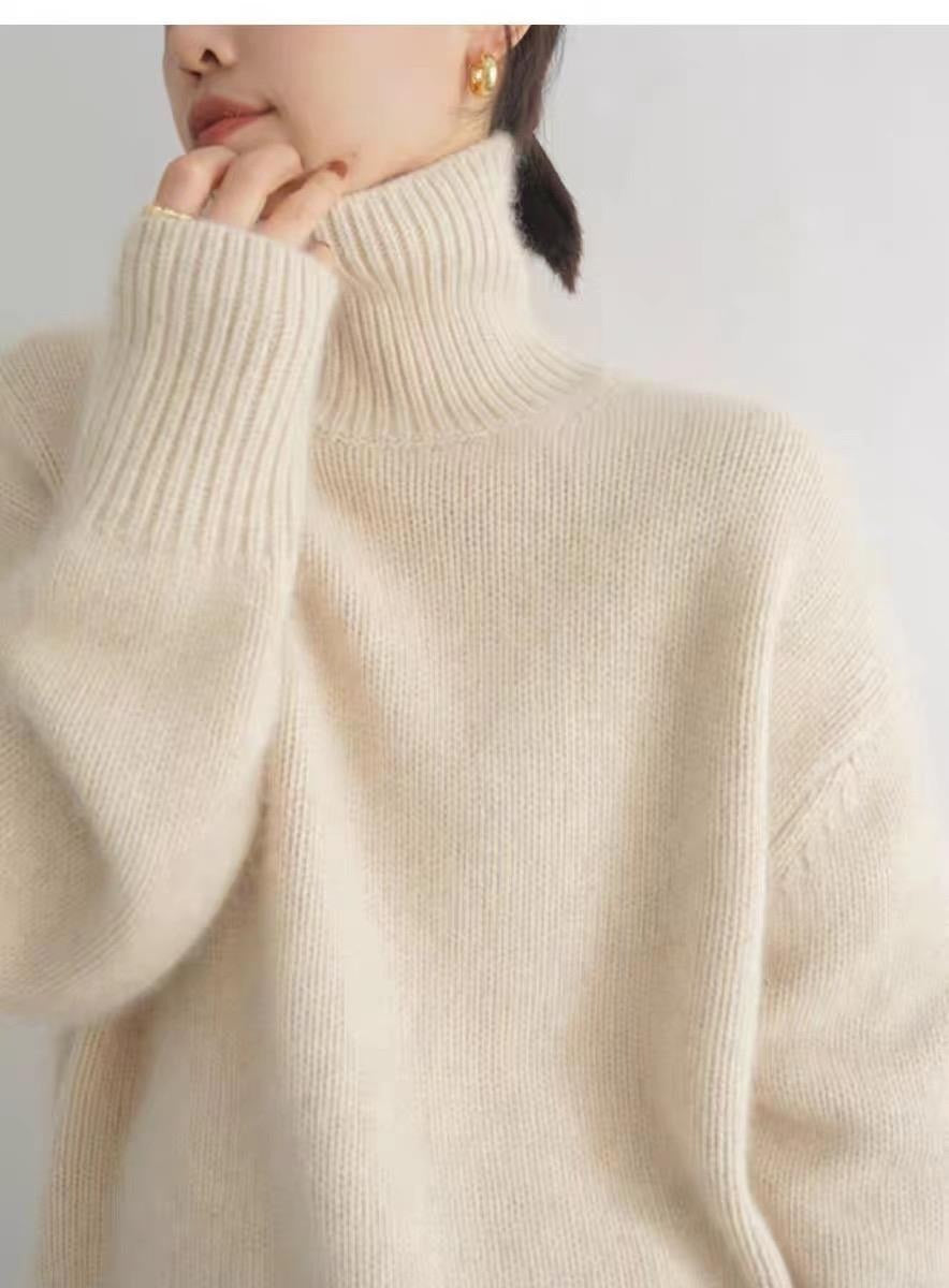 Alesso Ribbed Sleeve Knit Sweater - Oatmeal ON T-001