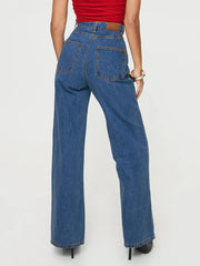 Tall Sweet Love Straight Leg Jeans - Medium Blue Wash Ins Street