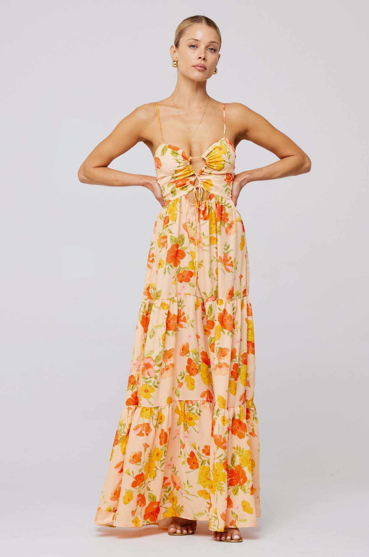 True Story Tiered Boho Maxi Dress DRES-001