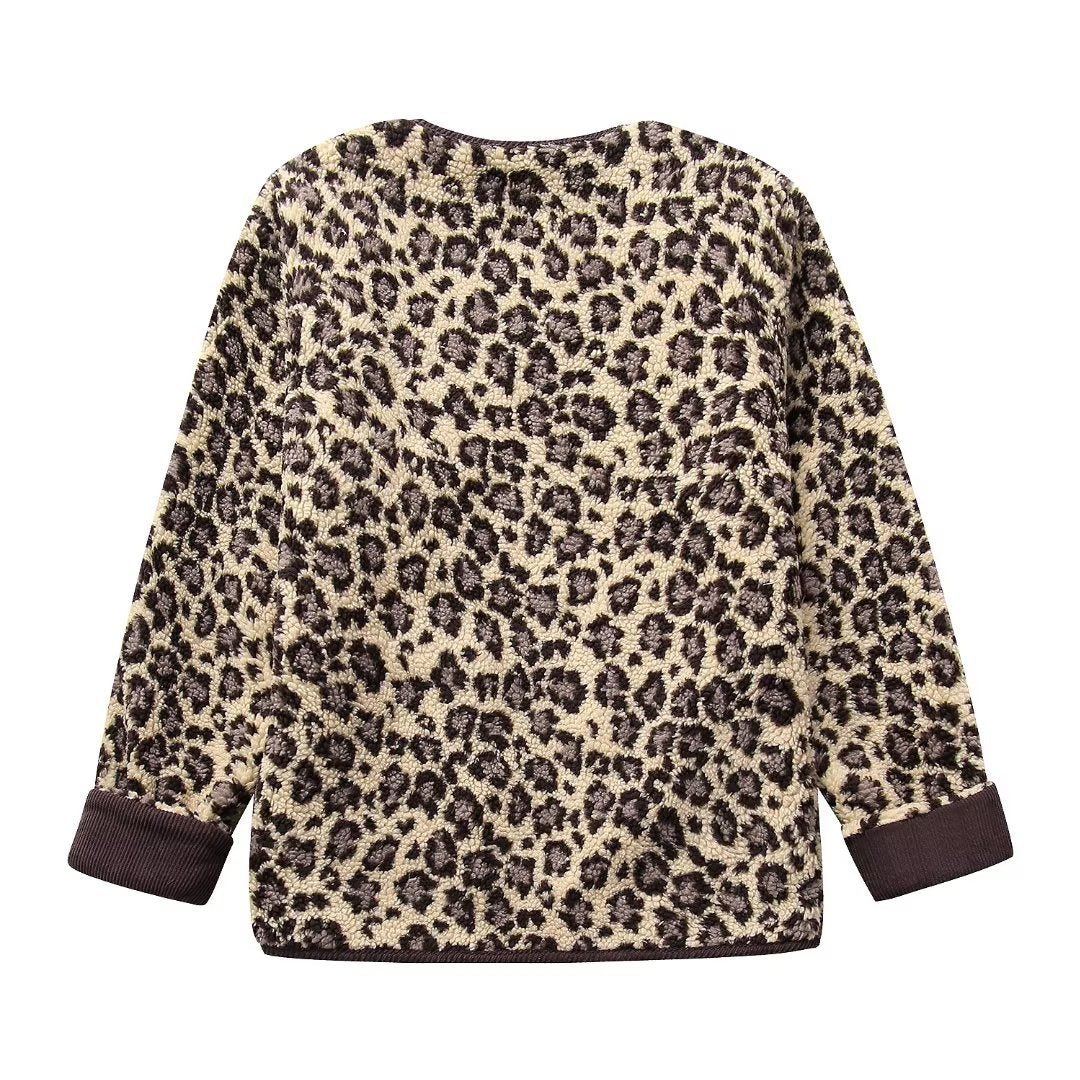 Unstoppable Button Down Leopard Shacket - FINAL SALE THML-001