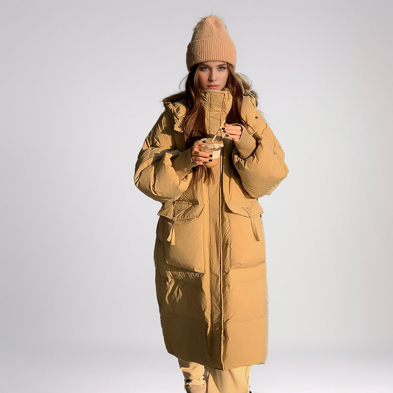 Cayo Pocketed Hooded Parka Jacket - Soft Camel - FINAL SALE Ins Street