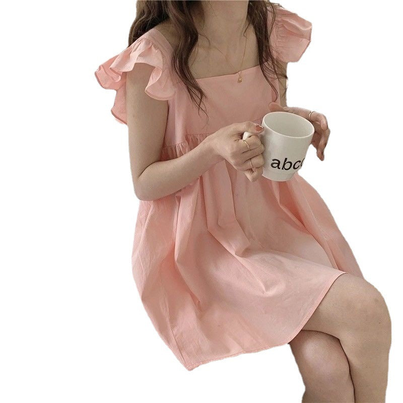 Issy Pocketed Ruffle Babydoll Dress - Coral - FINAL SALE Ins Street