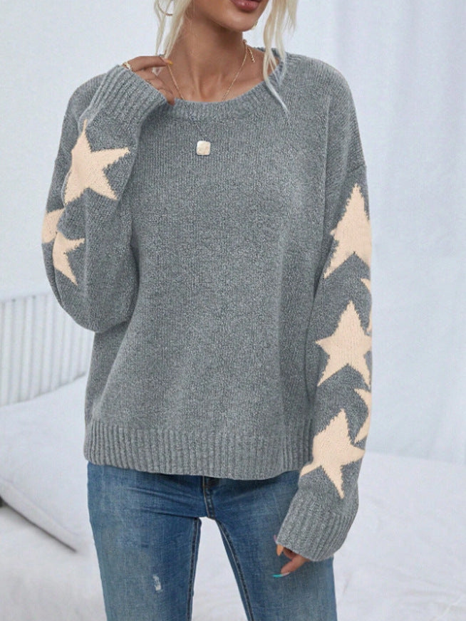 women say loose long sleeved casual S UI Ins Street