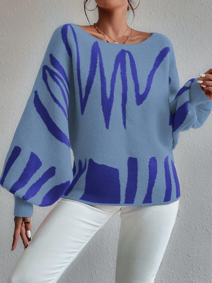 All That Ribbed Cashmere Blend Sweater - Dusty Blue OLIV-001