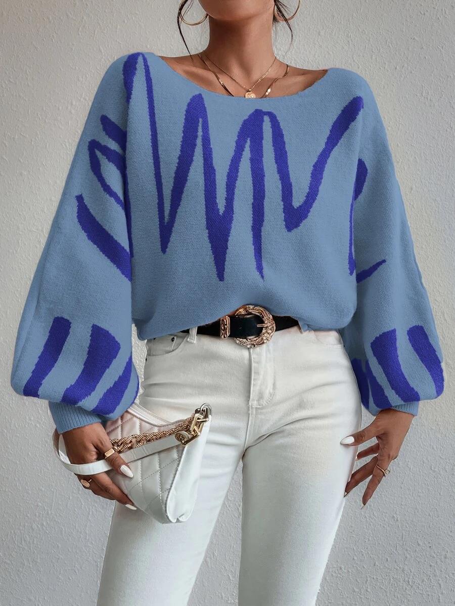 All That Ribbed Cashmere Blend Sweater - Dusty Blue OLIV-001