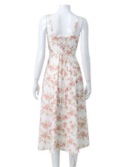 Effortlessly Enchanting Stylish Floral Maxi Dress InsStreet