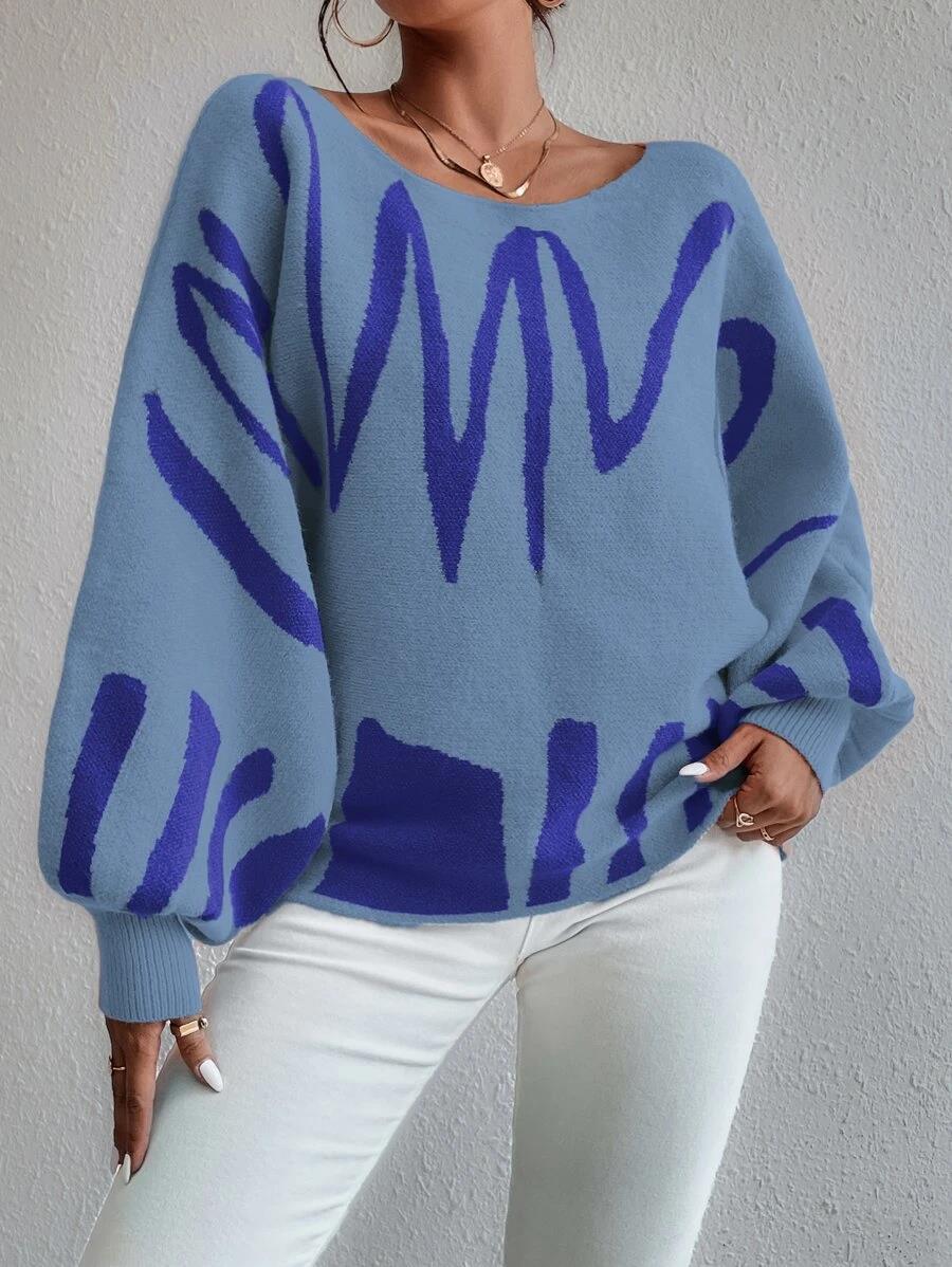 All That Ribbed Cashmere Blend Sweater - Dusty Blue OLIV-001