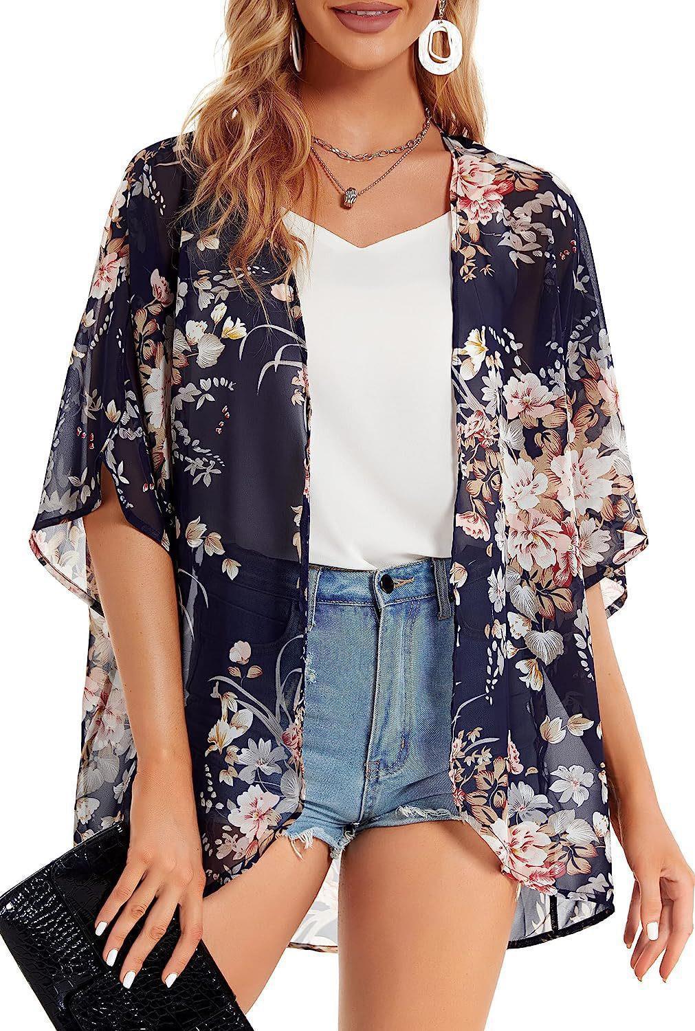 Drop Everything Printed Chiffon Tie Top Ins Street