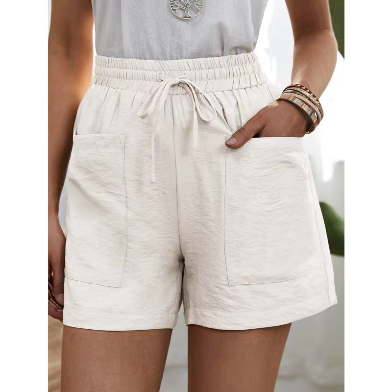 Johan Pocketed Linen Blend Shorts - Mocha Ins Street