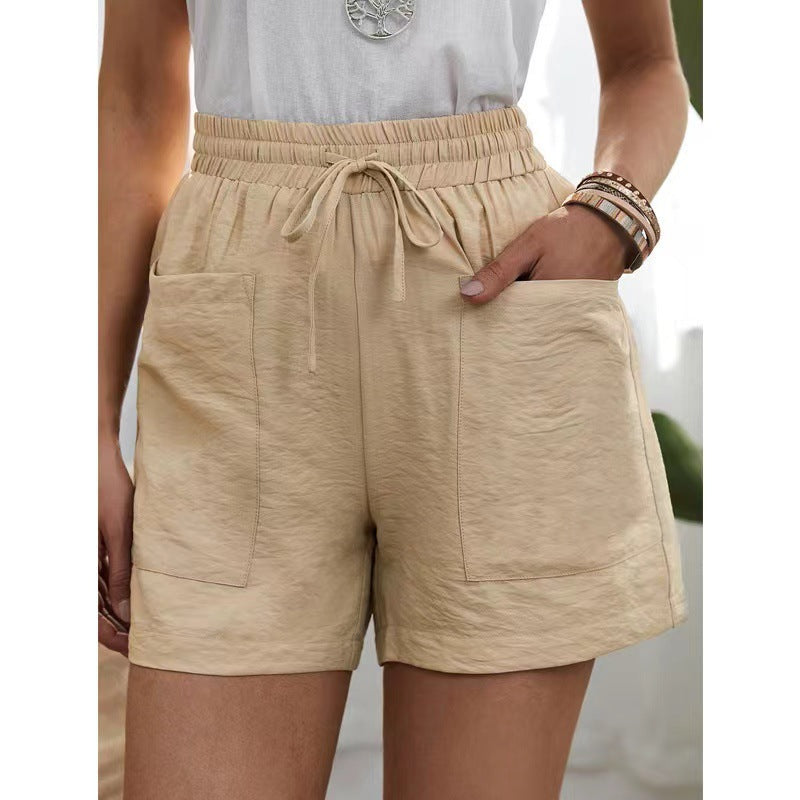 Johan Pocketed Linen Blend Shorts - Mocha Ins Street