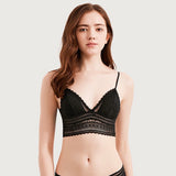 Crush On You Lace Bralette - Black