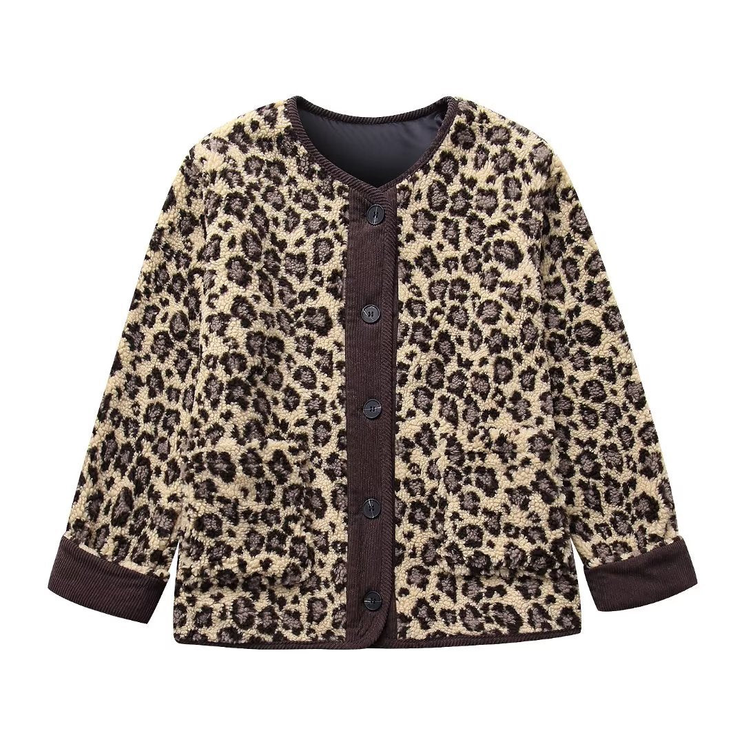 Unstoppable Button Down Leopard Shacket - FINAL SALE THML-001