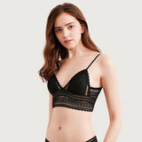 Crush On You Lace Bralette - Black WISH-001