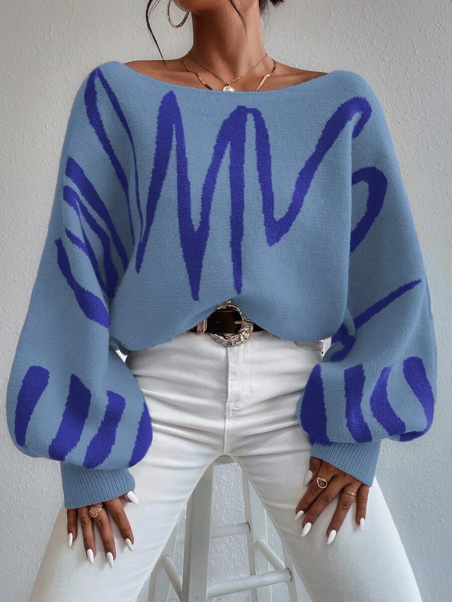 All That Ribbed Cashmere Blend Sweater - Dusty Blue OLIV-001