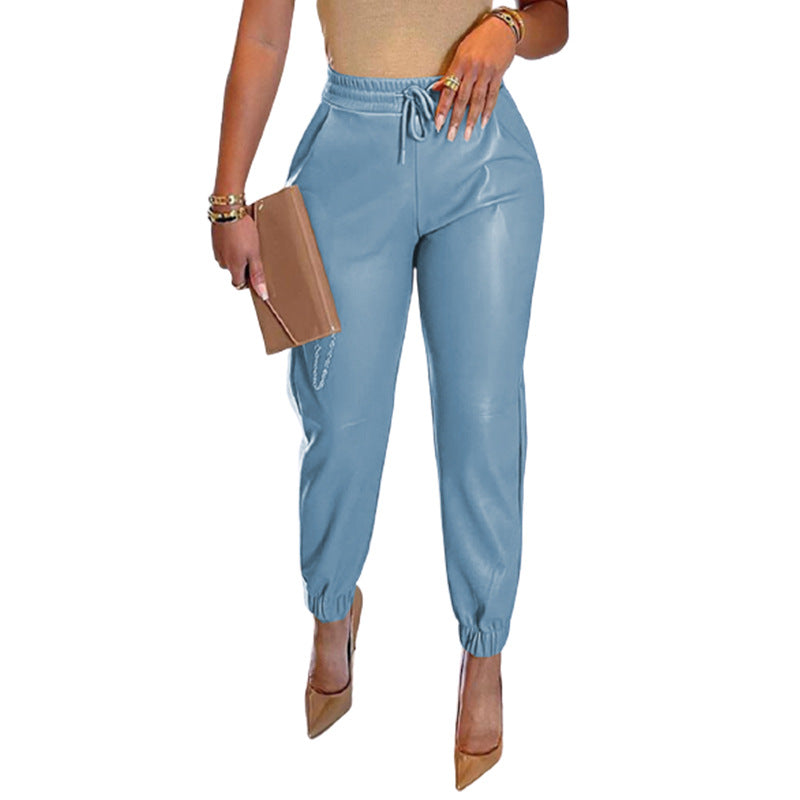 PU Leather Fashion Elegant Office Pants InsStreet