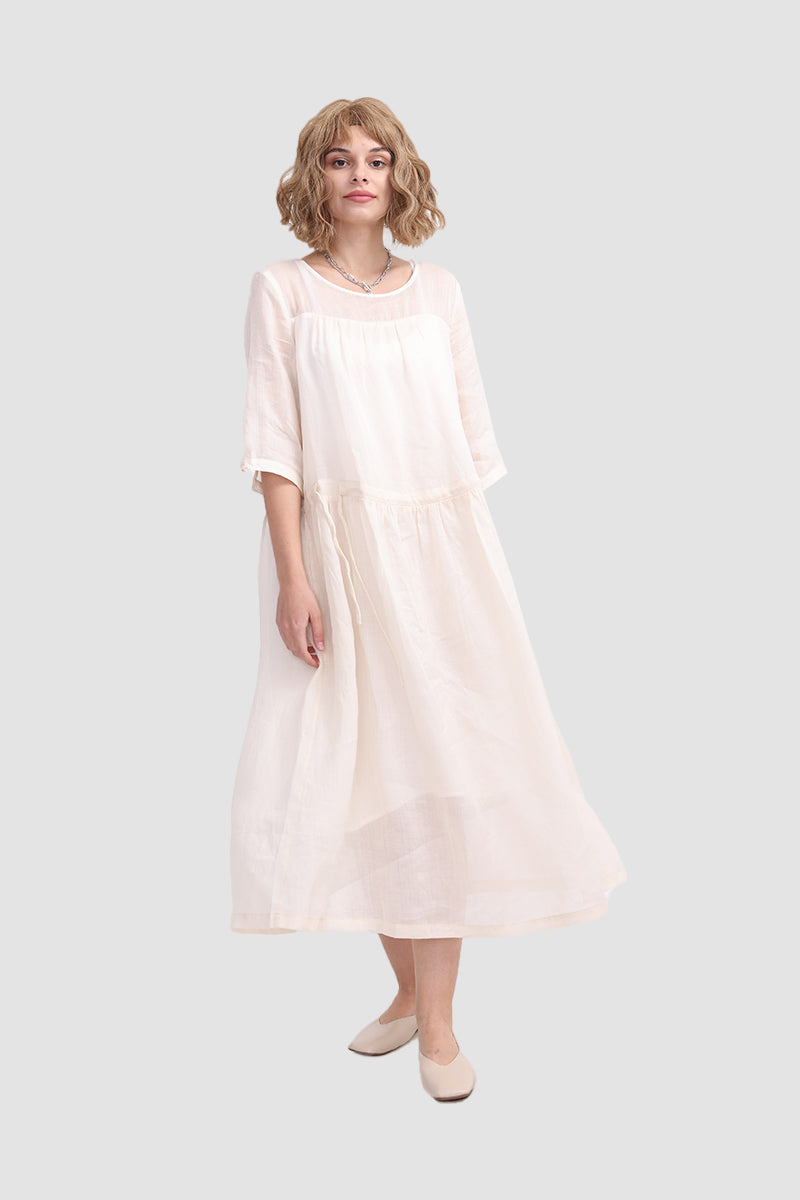 Ramona Dress in Ramie fabric InsStreet