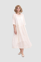 Ramona Dress in Ramie fabric InsStreet