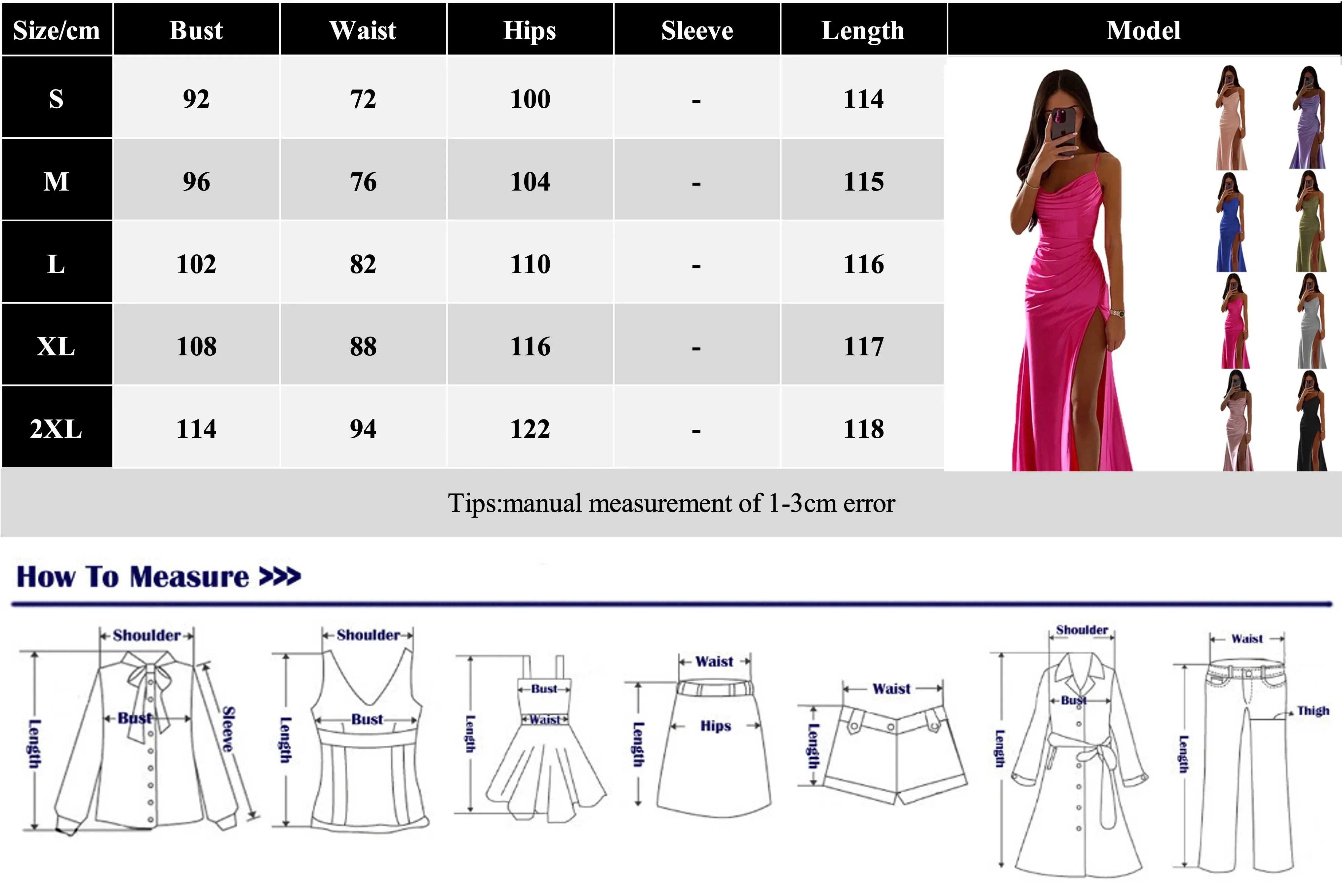 Elegant Fashionable Sexy Summer Solid Slit Pleated Maxi Bodycon Dress InsStreet