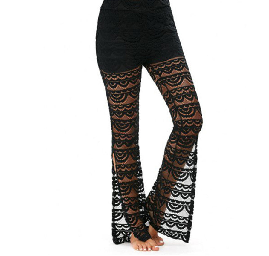 Semi Transparent Sexy Lace Pants InsStreet