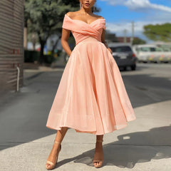 Sexy Off Shoulder Wedding Party Elegant Fashion Dress InsStreet