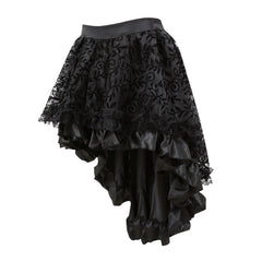 Sexy Steampunk Lace Floral Skirt InsStreet