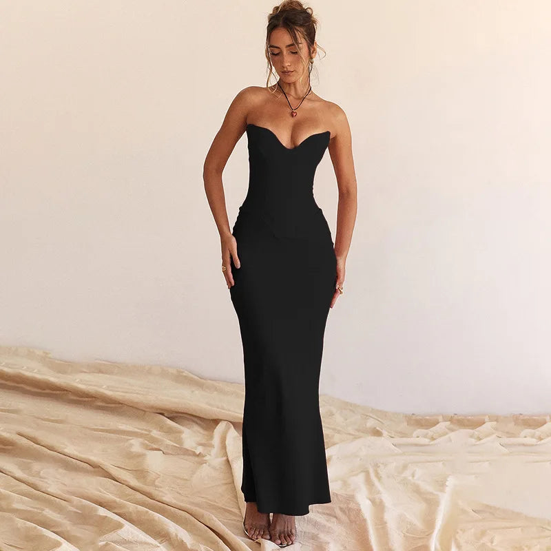 Strapless Corset Mermaid Prom Formal Occasion Luxury Long Mini Maxi Dress InsStreet