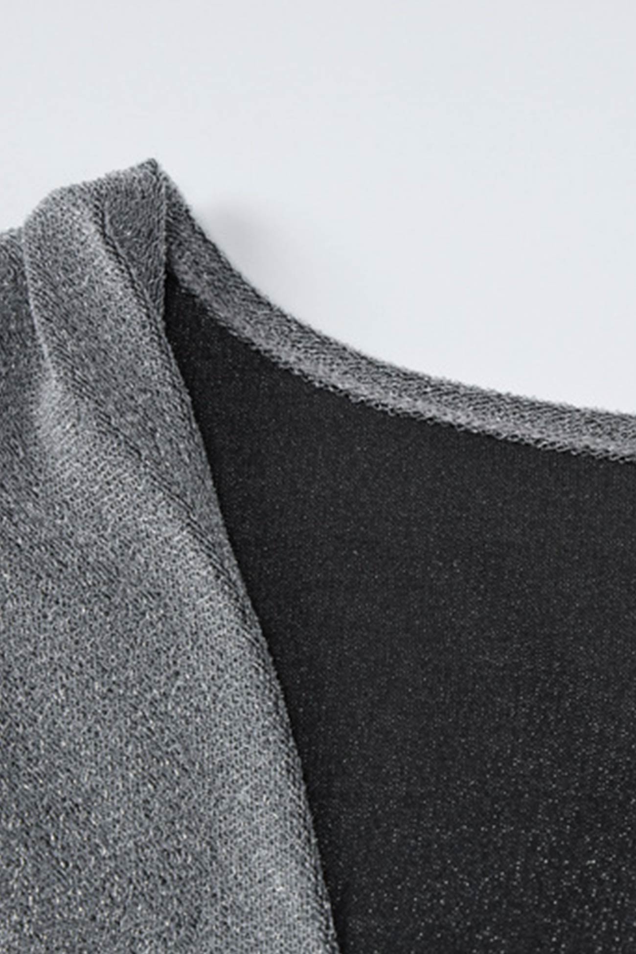 Shiny Silver Cowl Neck Silk Dress InsStreet