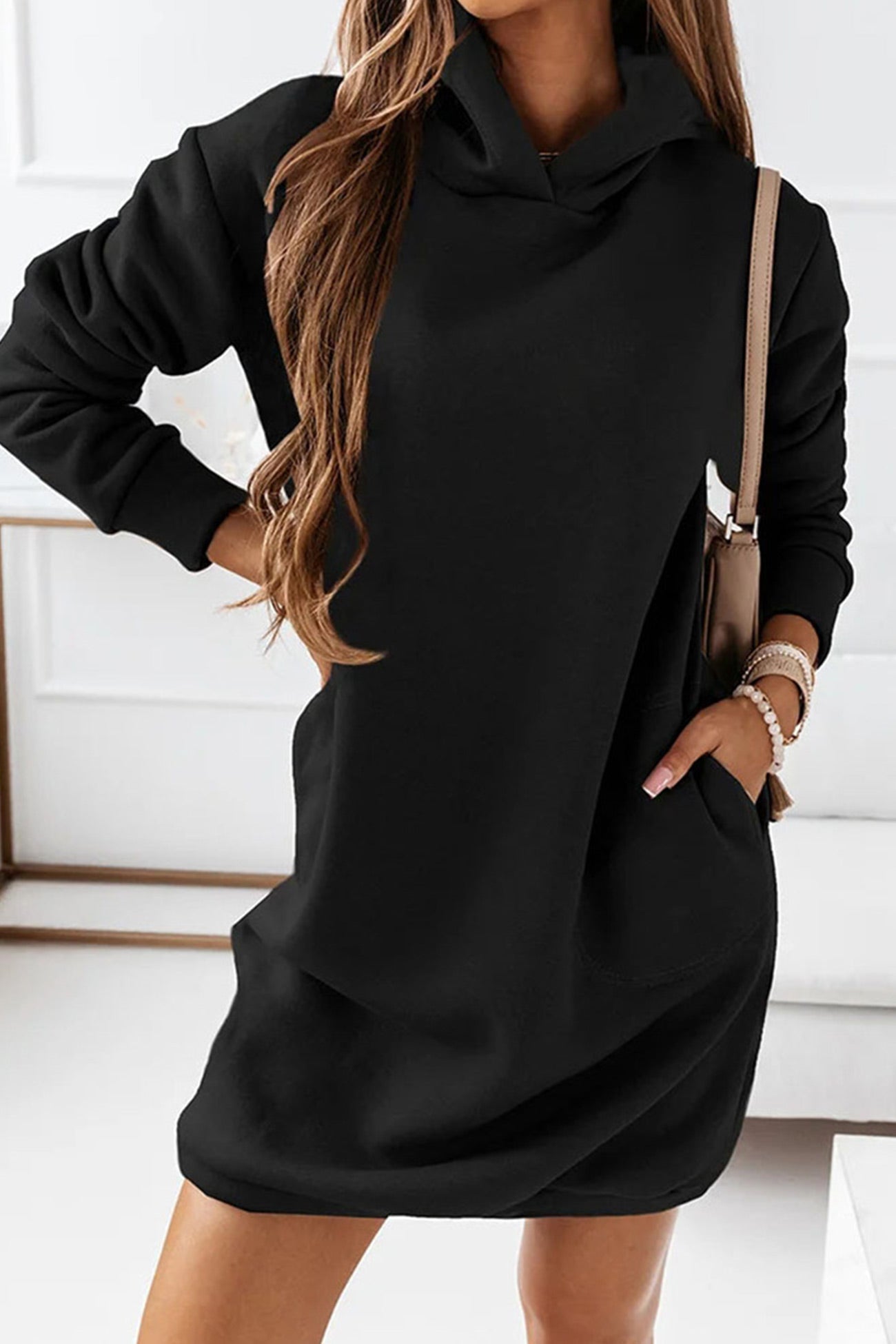 Hooded Mini Dress InsStreet