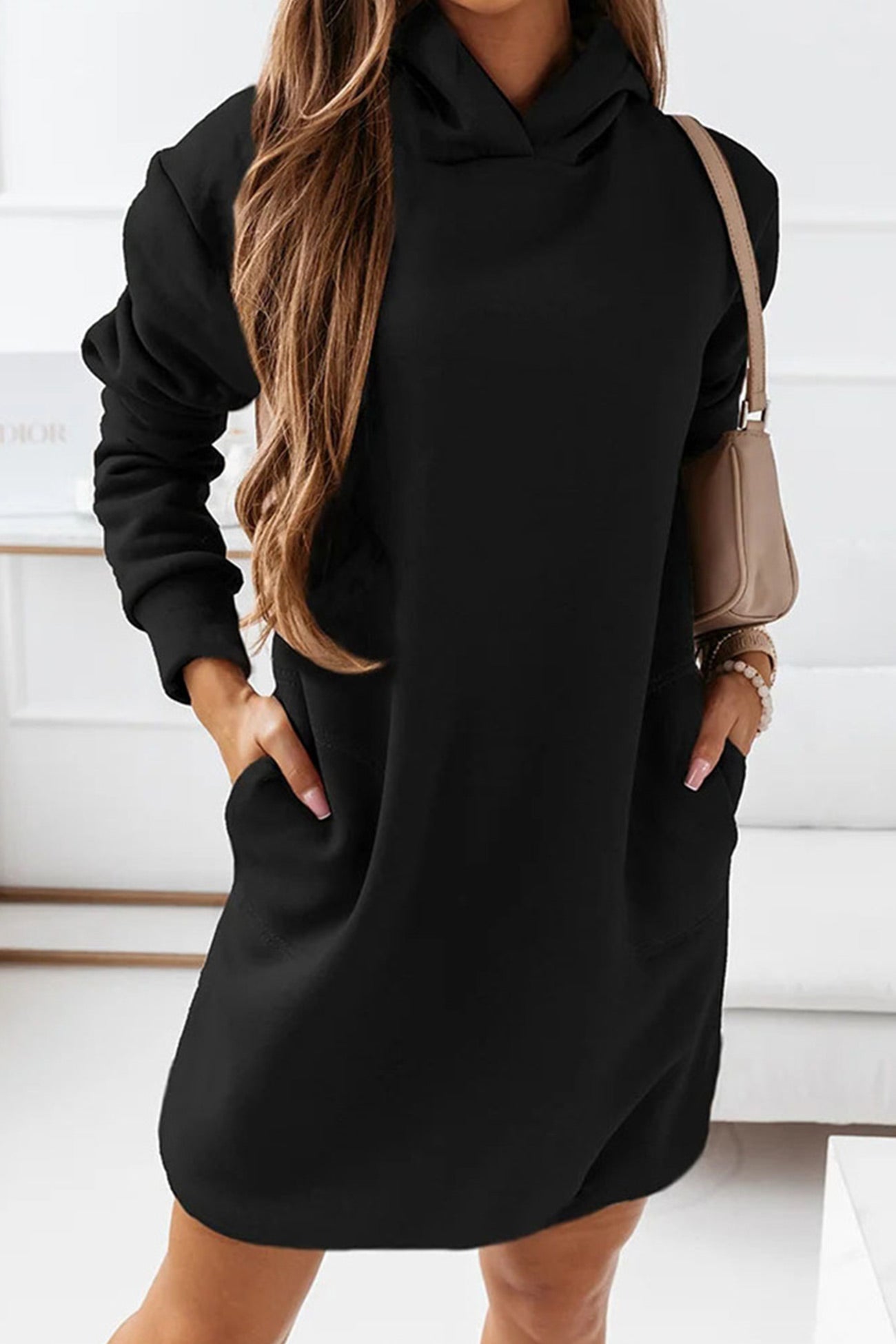 Hooded Mini Dress InsStreet