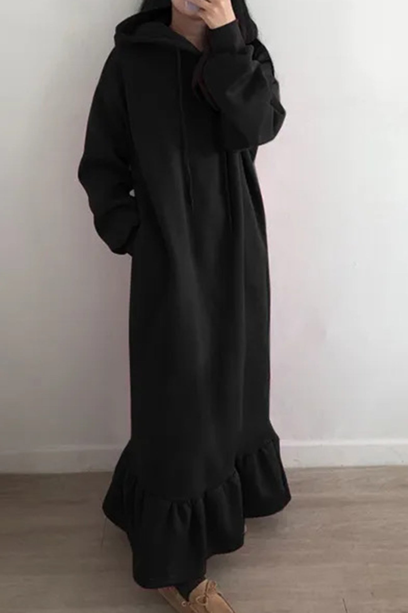 Hoodie Fishtail Sweatshirt Dress InsStreet