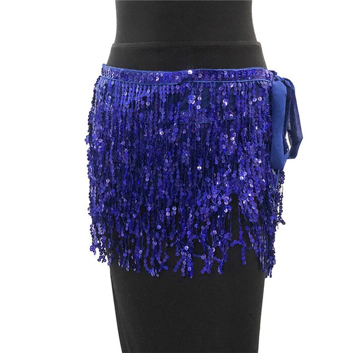 Sparkle Sequined Tassel Lace Up Shiny Skirt InsStreet