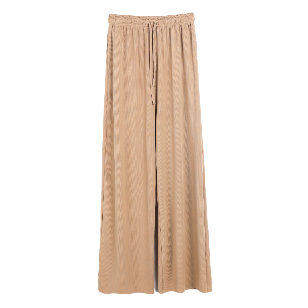 New Ladies Ice Silk Light Wide Leg Trousers InsStreet