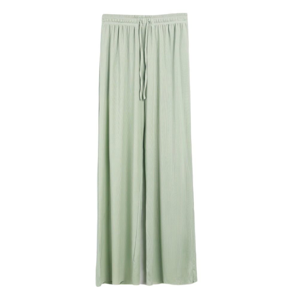 New Ladies Ice Silk Light Wide Leg Trousers InsStreet