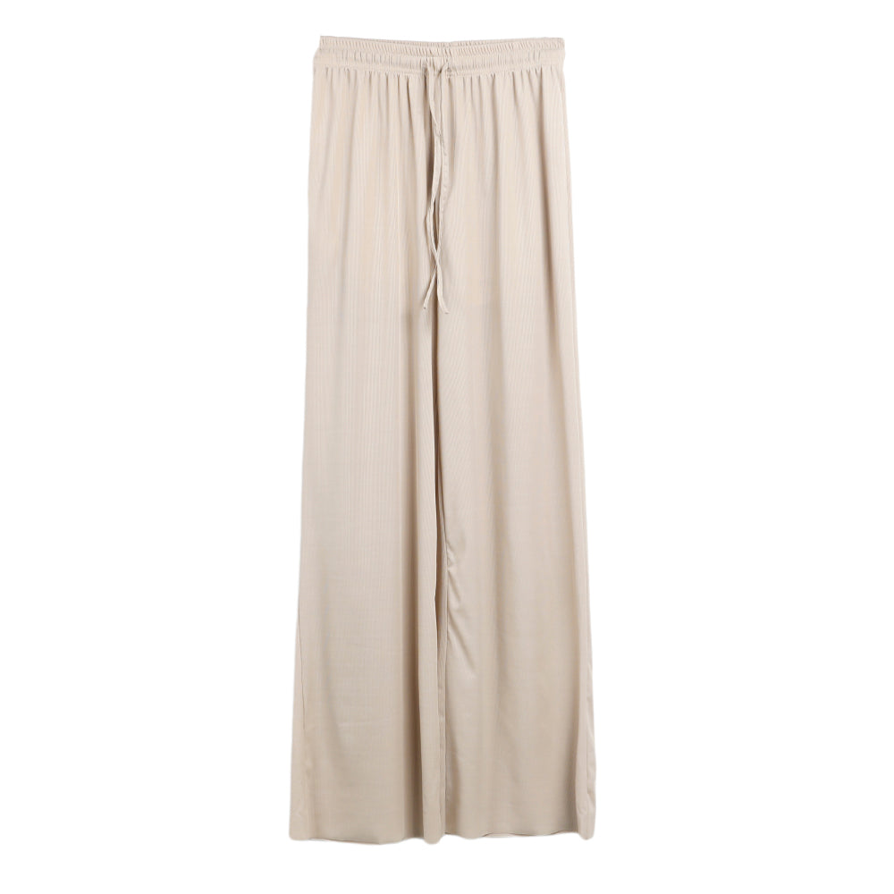 New Ladies Ice Silk Light Wide Leg Trousers InsStreet