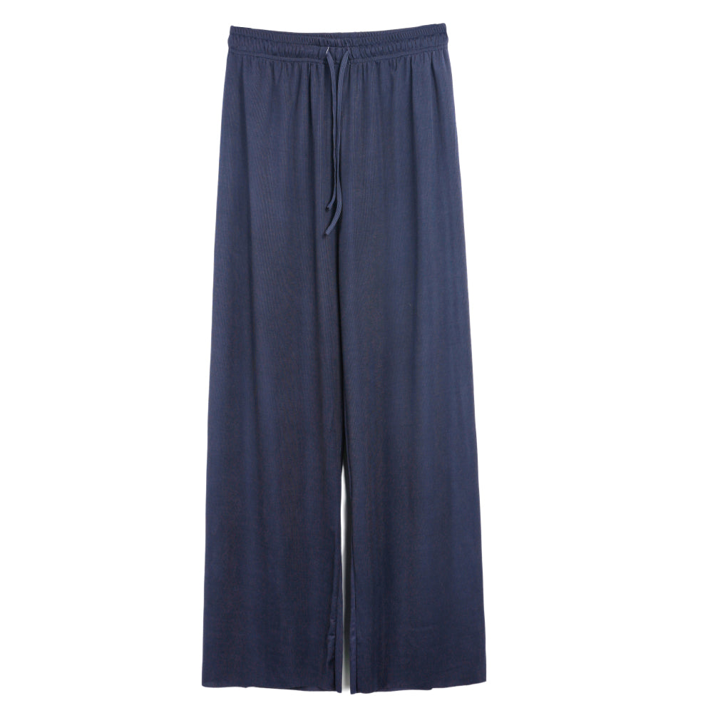 New Ladies Ice Silk Light Wide Leg Trousers InsStreet