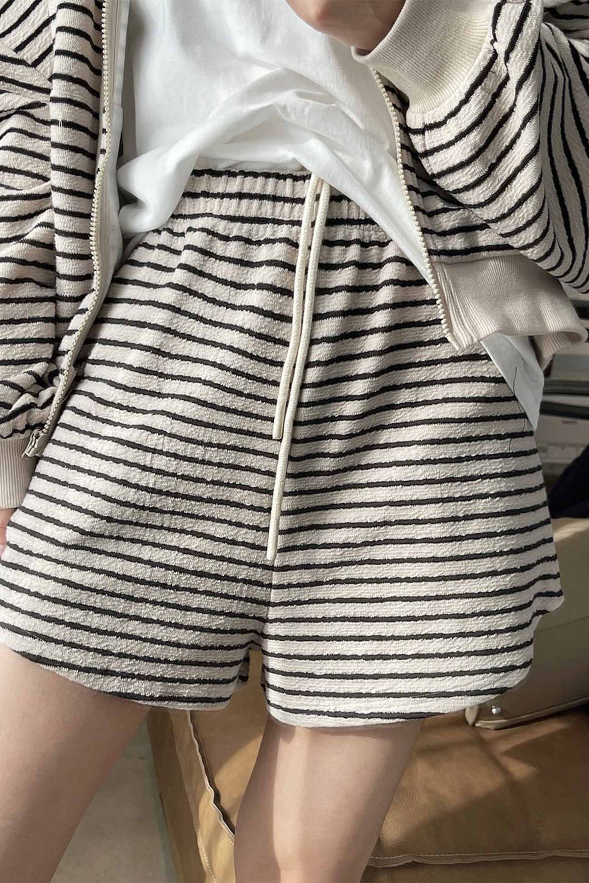 Casual Striped Loose Shorts InsStreet