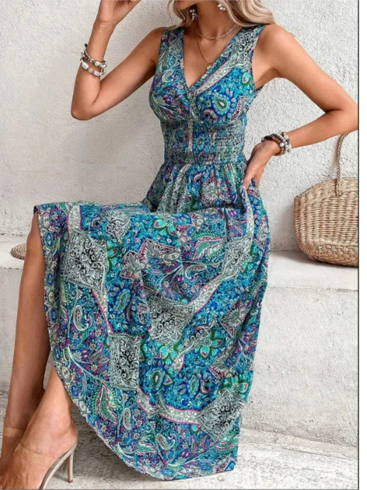 Casual Holiday Female Fashion Summer Boho Dress InsStreet