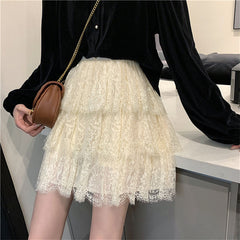 High Waist Elegant A Line Mini Skirts InsStreet